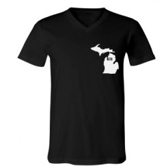 Unisex V-Neck Jersey Tee