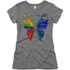 Ladies Slim Fit Super Soft Triblend Tee