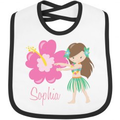 Hawaiian Hula Girl Pink Luau