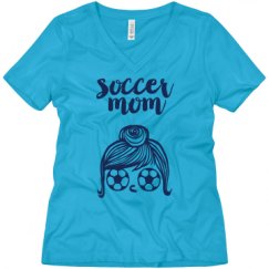 Ladies Relaxed Fit V-Neck Tee