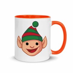 11oz Ceramic Mug with Color Inside