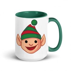 15oz Ceramic Mug with Color Inside