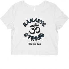 Ladies Slim Fit Crop Top Tee