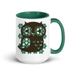 15oz Ceramic Mug with Color Inside