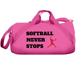 Softball never stops