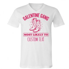 Unisex V-Neck Jersey Tee