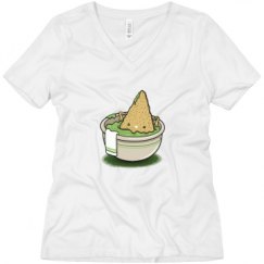 Ladies Relaxed Fit V-Neck Tee