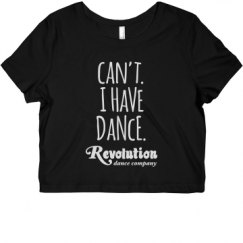 Ladies Slim Fit Crop Top Tee