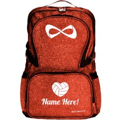 Personalize A Sparkly Volleyball Bag With Your Name!
