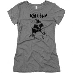 Ladies Slim Fit Super Soft Triblend Tee