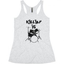 Ladies Slim Fit Super Soft Racerback Triblend Tank