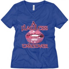 Ladies Relaxed Fit V-Neck Tee