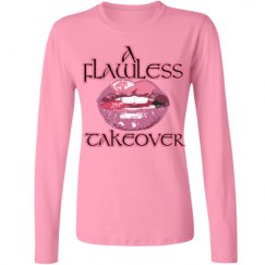 Ladies Relaxed Fit Basic Long Sleeve Tee
