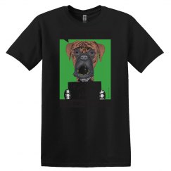 Boxer Dog Funny Boxer dog with ball in mouth