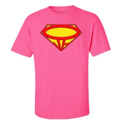 Unisex Ultra Cotton Safety Neon Crewneck Tee