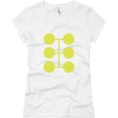 Ladies Slim Fit Basic Promo Jersey Tee
