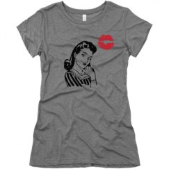 Ladies Slim Fit Super Soft Triblend Tee