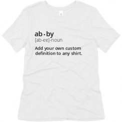 Ladies Relaxed Fit Super Soft Triblend Tee