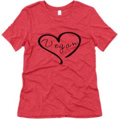 Ladies Relaxed Fit Super Soft Triblend Tee