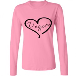 Ladies Relaxed Fit Basic Long Sleeve Tee