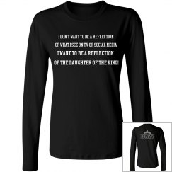 royalty Long sleeve Black tee