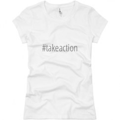 Ladies Slim Fit Basic Promo Jersey Tee