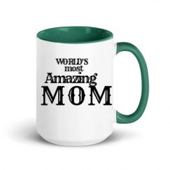 15oz Ceramic Mug with Color Inside