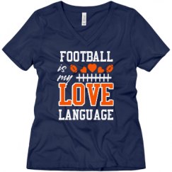 Ladies Relaxed Fit V-Neck Tee