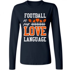 Ladies Relaxed Fit Basic Long Sleeve Tee