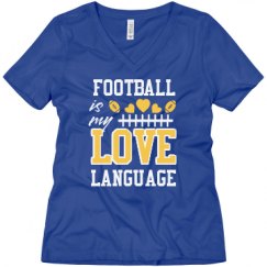 Ladies Relaxed Fit V-Neck Tee