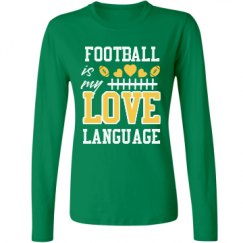 Ladies Relaxed Fit Basic Long Sleeve Tee