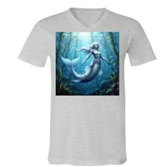 Unisex V-Neck Jersey Tee