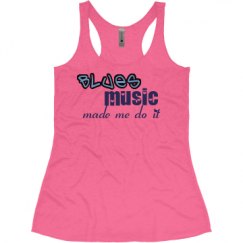 Ladies Slim Fit Super Soft Racerback Triblend Tank