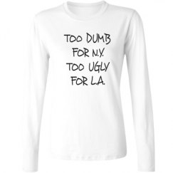 Ladies Relaxed Fit Basic Long Sleeve Tee