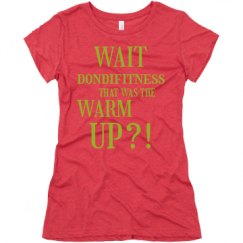 Ladies Slim Fit Super Soft Triblend Tee