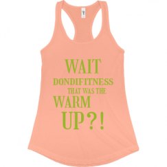 Ladies Slim Fit Racerback Tank Top