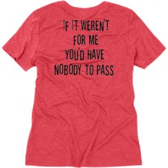 Ladies Relaxed Fit Super Soft Triblend V-Neck Tee