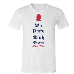 Unisex V-Neck Jersey Tee