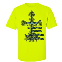 Unisex Ultra Cotton Safety Neon Crewneck Tee