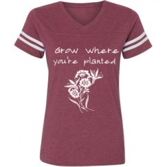 Ladies Relaxed Fit Vintage Sports Tee