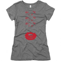 Ladies Slim Fit Super Soft Triblend Tee