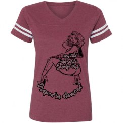 Ladies Relaxed Fit Vintage Sports Tee