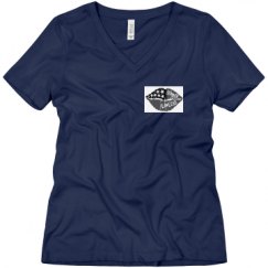Ladies Relaxed Fit V-Neck Tee