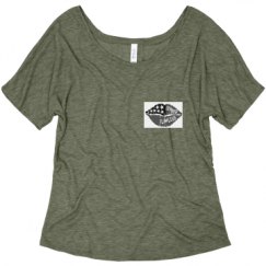 Ladies Flowy Slouchy Tee