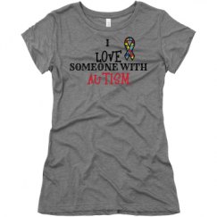 Ladies Slim Fit Super Soft Triblend Tee