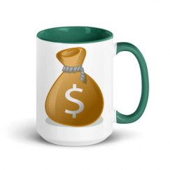 15oz Ceramic Mug with Color Inside