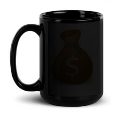 15oz Black Glossy Mug