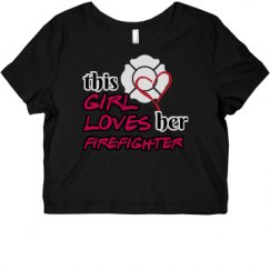 Ladies Slim Fit Crop Top Tee