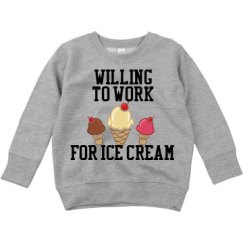 Toddler Crewneck Basic Promo Sweatshirt