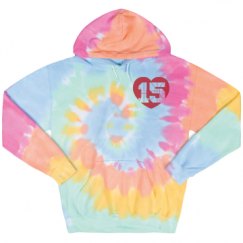 Unisex Tie-Dye Fleece Hoodie